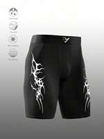 Boxer Briefs de Compression Homme Style Urbain Personnalisé Taille Mi-Haute Respirant Écologique Couleur Unie 100% Polyester Qualité Supérieure