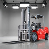 Troli Pengangkat Pallet Tugas Berat Liftron CPD30 Forklift Elektrik dengan Baterai Lithium-Ion Ban Solid Dimensi Garpu 1070x120