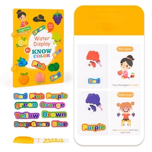 All'ingrosso giocando a 5 <span class=keywords><strong>stili</strong></span> libro interattivo di pittura ad acqua per educazione precoce per bambini libro di apprendimento cognitivo - Product Image 5