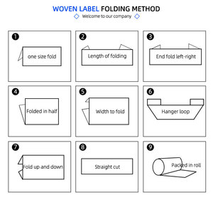 Etiquetas Tejidas Personalizadas con Bordado Orgánico para Prendas de Vestir, Etiquetas Rectangulares de Poliéster Cortadas con Láser para Coser en el Cuello - Product Image 3
