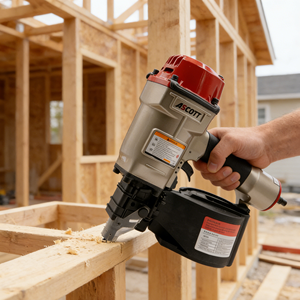 坚固耐用 225-300 件 Cn70 1-3/4 英寸至 2-3/4 英寸托盘卷材屋顶钉枪 气动框架钉枪，一年保修 - Product Image 2