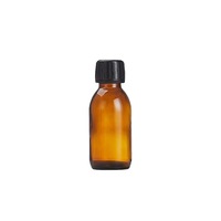 30ml 60ml 125ml 150ml 200ml 250ml 300ml 500ml Bouteille de sirop ronde en verre ambré avec bouchon inviolable sûr