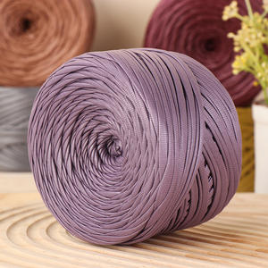 Fancy 95% Poliéster 5% Spandex Cuero mate mezclado como camiseta Hilo de tejer en <span class=keywords><strong>stock</strong></span> - Product Image 2