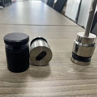 Systèmes de balustrades en verre sans cadre en acier inoxydable pour piscines, escaliers, terrasses, avec pinces à verre et panneaux en verre trempé, pour hôtels