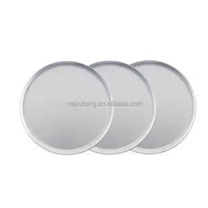 Pabrik Langsung Menjual 1060 Aluminium Alloy Putaran Baking Piring & Panci Pizza Pan untuk Dapur