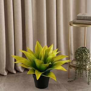 Plante artificielle Agave Rosette, feuilles vertes en <span class=keywords><strong>pot</strong></span> pour la décoration de table intérieure - Product Image 3