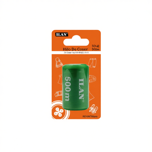 Filo da cucito Ilan 500m in poliestere colorato per macchine da cucire e cucito a mano - Product Image 2