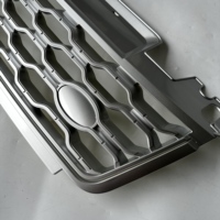 Pour Range Rover Sport L494 Facelift, calandre supérieure avant LR116508, chrome argenté, grille de radiateur de voiture, style OE, accessoires automobiles