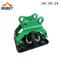 Compacteur de sol hydraulique vibrant avancé en stock avec moteur hydraulique à faible bruit pour le compactage des sous-sols