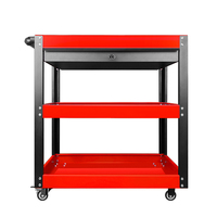 Chariot à outils roulant avec tiroir, chariot utilitaire en acier robuste, chariot de rangement mobile pour outils pour garage, atelier de réparation automobile