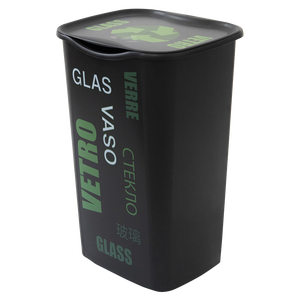 Poubelle de recyclage pour verre 50 L en PP – Conteneur à déchets - Product Image 1