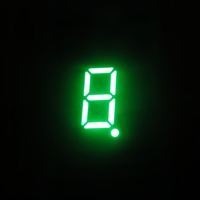 Affichage LED à 7 segments à 1 chiffre de 0,36 pouce Pure Green, cathode commune, écran LED d'intérieur