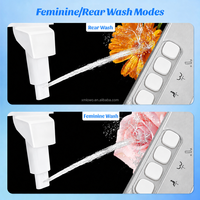 Accessoire de bidet double buse non électrique en ABS, eau fraîche, autonettoyant, moderne, pour hôtels et toilettes, idéal post-partum et hémorroïdes, conforme RoHS