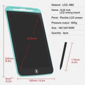 Tableau d'écriture LCD effaçable pour enfants - Tablette de dessin numérique à écran couleur, jouet éducatif et outil d'enseignement en ligne - Product Image 6
