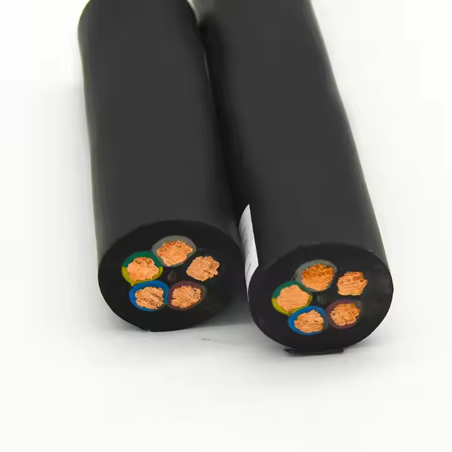 High-strength Rubber Sheath Doubles Cable Lifespan Rubber Cable for High-temperature Environment