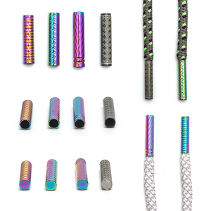 Aglet en métal de logo personnalisé en gros d'usine pour le <span class=keywords><strong>lacet</strong></span> et les bouts de corde de sweat à capuche - Product Image 3