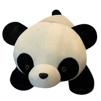 Jouets en peluche panda doux et câlins avec t-shirt personnalisé, rembourrage en coton PP, costume de panda