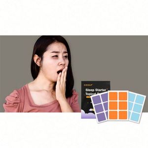 Patch Transdermique de Sommeil à la Mélatonine 2025 – Bien-être Cutané Jaune/Noir 3.5x3.5cm – Patch de Soin en Tissu/Gel - Product Image 5