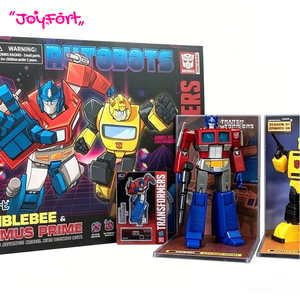 YOLOPARK Transformers G1 Optimus Prime & <span class=keywords><strong>Bumblebee</strong></span> Set, figurine de collection de 16 cm, modèle en métal, <span class=keywords><strong>jouet</strong></span> pour les fans et les enfants - Product Image 3