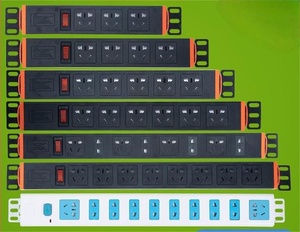 Normes d'alimentation PDU standard personnalisées en usine Prise de distribution d'alimentation Prise d'armoire Protection contre les surcharges Bande d'alimentation - Product Image 5