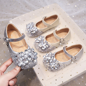 Nuovo Design strass per bambine <span class=keywords><strong>scarpe</strong></span> da principessa traspiranti in Sole morbido per bambini strass da festa <span class=keywords><strong>scarpe</strong></span> eleganti per ragazze - Product Image 1