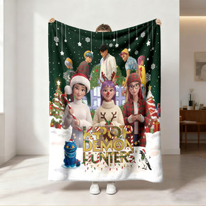 Couverture en flanelle Kpop Demon Hunter au design merveilleux - Product Image 6
