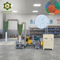 Ligne de production de granulation et de recyclage de plastique PP PE, extrudeuse de granulés, machine de recyclage de granulés de plastique PP LDPE HDPE