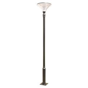 Lampe solaire à poteau haut avec grand diamant, éclairage LED extérieur pour cour, étanche, durée de vie de 50 000 heures - Product Image 5