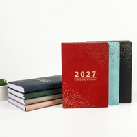 Carnet de notes calendrier anglais 2027, Agenda espagnol, Carnet de notes