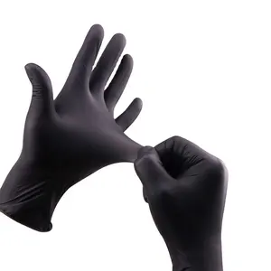 Xingyu powder free nitrile gloves food prep Black Nitrile Protective Gloves Nitrile Gloves colorful heavy duty