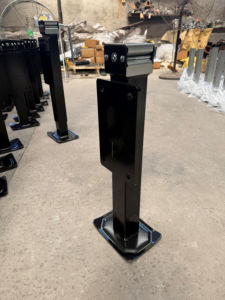 Nouveau vérin de levage réglable à jambe déployable avec support pour perceuse, capacité 5000 LBS, support pour panneaux solaires et équipement agricole, en acier Q235B - Product Image 5