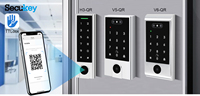 Sistem Kontrol Akses Mandiri IP67 TTLock dengan Pengenal Wajah & QR, Tanpa Kunci, Kartu NFC M1, Sistem Masuk Pintu Pintar