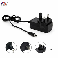 Adaptateur secteur universel UK 8 volts 2,25 ampères 18W LED LCD, alimentation AC/DC 8V 2,25A, 9V 2A, 12V 1,5A, 15V 1,2A, 24V 0,75A, 30V 0,6A
