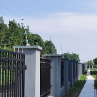 Elektrische Afrastering Intrusion Alarm Systeem Draad Energizer Isolator Elektrische Hekwerk Elektrische Hekwerk Post