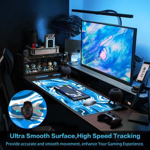 Grand <span class=keywords><strong>tapis</strong></span> <span class=keywords><strong>de</strong></span> <span class=keywords><strong>souris</strong></span> personnalisé à motif <span class=keywords><strong>de</strong></span> marbre bleu blanc Base en caoutchouc antidérapante <span class=keywords><strong>Tapis</strong></span> <span class=keywords><strong>de</strong></span> <span class=keywords><strong>souris</strong></span> <span class=keywords><strong>de</strong></span> jeu durable et résistant à l'eau pour le bureau - Product Image 6