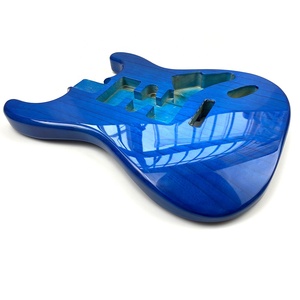 ถังกีตาร์เถ้าเสร็จร่างกาย DIY ในการมองเห็นผ่านสีฟ้า - Product Image 4