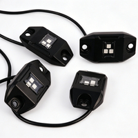 Feux LED de roche étanches IP68, éclairage de châssis 12V pour Jeep Wrangler, camion, VTT, UTV, SUV, bateau
