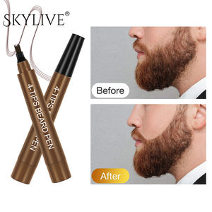 Produits chauds Barbe Moustache Mâle Barbe Stylo De Remplissage Noir <span class=keywords><strong>Crayon</strong></span> De Remplissage Plus Plein Barbe Stylo De Remplissage Cadeaux De Noël - Product Image 2