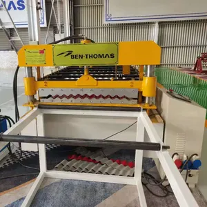 Çinko galvanizli oluklu metal çatı kaplama levhası makinesi