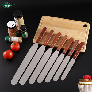 Umsole - Raschietto per torte in acrilico, per decorare torte, torte, crema al burro e glassa, con bordo liscio, utensili da cucina per fai da te, diverse forme di bordi per torte