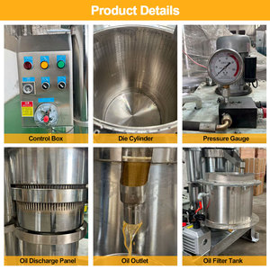 Petite presse hydraulique pour <span class=keywords><strong>huile</strong></span> de buriti, extracteur à froid, machine à <span class=keywords><strong>huile</strong></span> de graines de fruit <span class=keywords><strong>d</strong></span>'aguaje à haut rendement en <span class=keywords><strong>huile</strong></span> - Product Image 4
