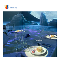 Projecteur immersif d'hologramme de projection de restaurant créatif interactif d'intérieur pour une expérience unique de salle de banquet