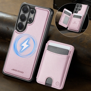 Pour <span class=keywords><strong>Samsung</strong></span> S26 Ultra/A57/A37/A56/A16/A17 – Étui de téléphone avec charge sans fil 2-en-1 et porte-cartes détachable - Product Image 3