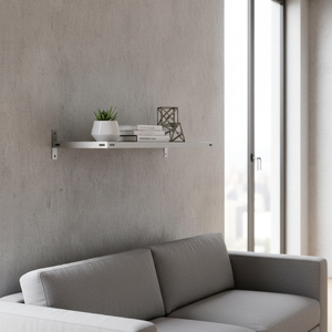 INOX POWER Scaffale e Mensola Espositiva Perforata in Acciaio Inox AISI 304 Made in Italy Modello INXSCA709030 90 X 30 cm - Product Image 3