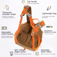 Sac à dos pour enfants, filles et garçons, bébé, voyage en plein air, léger, design de dessin animé, fermeture à glissière, mignon et enfantin