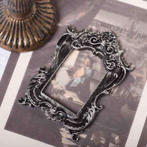 Cao Cấp Châu Âu Cổ Điển Gỗ Hình Ảnh Khung Mini Nhỏ Treo Tường Khung Ảnh Với Bức Tranh Sơn Dầu Cảm Giác - Product Image 3