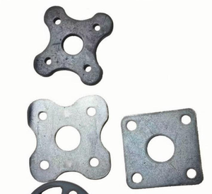 <span class=keywords><strong>Plaque</strong></span> de base en acier galvanisé Q235 pour accessoires de construction de supports réglables, certifiée CE, marque BANGNA - Product Image 2