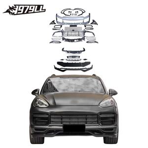 [1979LL] pare-chocs avant de voiture 958.2 bodykit mise à niveau vers <span class=keywords><strong>2023</strong></span> 9Y0 turbo kit de carrosserie phares pour 2015-2017 <span class=keywords><strong>Porsche</strong></span> <span class=keywords><strong>Cayenne</strong></span> 958 958.2 - Product Image 1