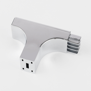 Rail <span class=keywords><strong>de</strong></span> <span class=keywords><strong>douche</strong></span> mural carré chromé en acier inoxydable 201, facile à installer, avec glissière – Fournisseur d'usine - Product Image 5
