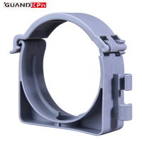 Clip de fixation en PE pour tuyau, pince de fixation en HDPE en forme de O pour conduit de ventilation, support de tuyau pour système d'air frais
